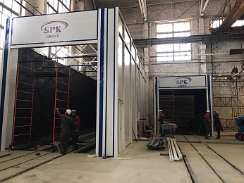 Стены покрасочной камеры SPK